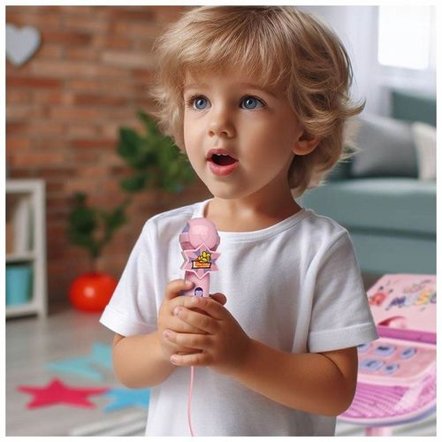 ZESTAW KARAOKE DLA DZIECI ODTWARZACZ MP3 MIKROFON STATYW NN KSET na Arena.pl