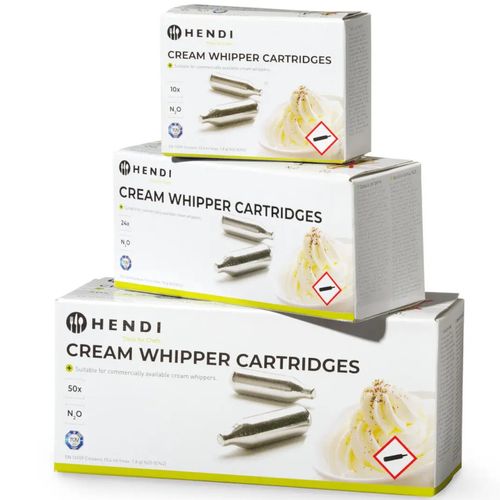 Naboje do syfonu do bitej śmietany gaz N2O 24 szt. - Hendi 588215 na Arena.pl