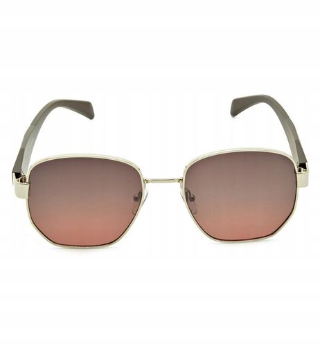 Damskie OKULARY PRZECIWSŁONECZNE UV Rebecca Moore Srebrno Brązowe na Arena.pl