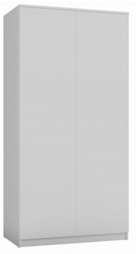 Szafa Do Pokoju Młodzieżowego 2D 90 cm Biała SMYK II TS - 3 Kolory na Arena.pl