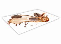 SZKLANA DESKA KUCHENNA 60x20 213c Kawa