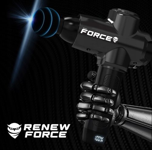 PISTOLET DO MASAŻU masażer do pleców ciała nóg karku stóp +12 KOŃCÓWEK 220W na Arena.pl