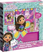 Totum Pamiętnik Diamentowy na kłódkę mozaika diamentowa Koci Domek Gabi