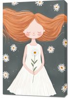 Obraz 60x90cm Wzory dla Dzieci, Dziewczynki Do Pokoju - Lilia