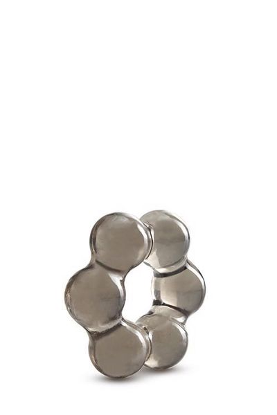 Stay Hard Thick Bead Cock Ring Black zdjęcie 3