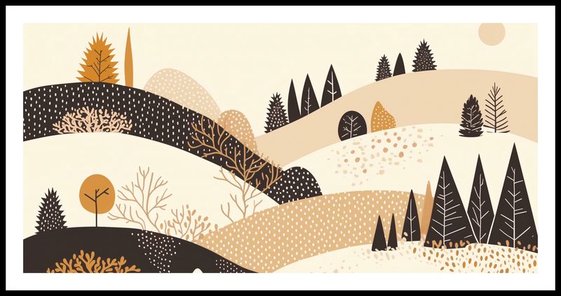 Plakat 91,3x44,5cm Jesień w Wzgórzach zdjęcie 3