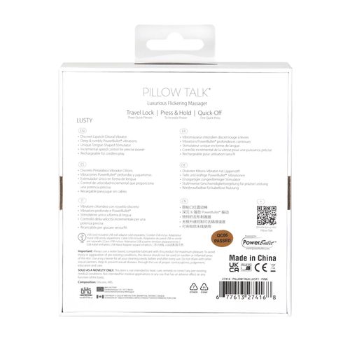 pillow talk - lusty luxurious flickering massager pink na Arena.pl