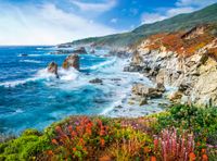Puzzle 2000-elementów Big Sur Coastline, California, USA