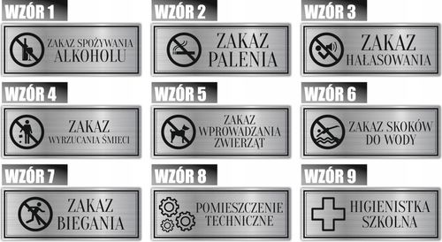 Tabliczka piktogram Grawerowana Informacyjna na Arena.pl