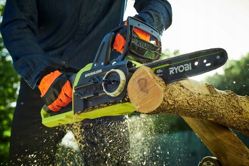 RYOBI AKU PILARKA BEZSZCZOTKOWA PIŁA ŁAŃCUCH. GAŁĘZIÓWKA 18V OCS1830 na Arena.pl