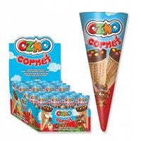 Tim Ozmo Cornet wafel w kształcie lodu rożka z drażami 25g x 24 sztuki
