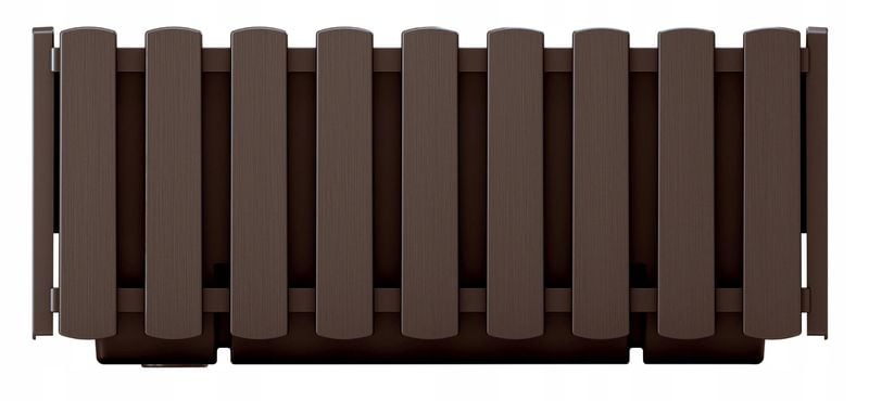 Skrzynka balkonowa Boardee Fencycase 400 | Brąz, Kształt Prostokątny, Wymiary 18x38x16.2 cm, Kolor Brąz, Prosperplast zdjęcie 2