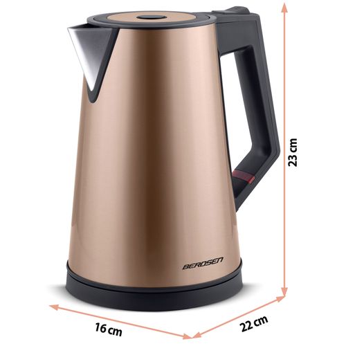 Czajnik elektryczny 1,7l Berdsen BD-708 miedziany na Arena.pl