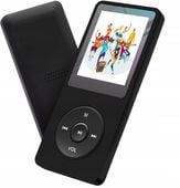 Odtwarzacz muzyczny MP3 Bluetooth Radio FM Przenośny odtwarzacz Czarny