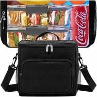 Torba LUNCH BOX ŚNIADANIOWA Termiczna duża na napoje śniadanie jedzenie