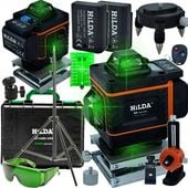 POZIOMICA LASEROWA 360 PŁASZCZYZNOWA HILDA 4D LASER KRZYŻOWY STATYW