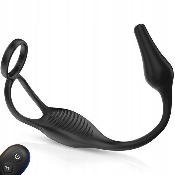 Masażer prostaty Cock Ring 7 trybów wibracji zdjęcie 1