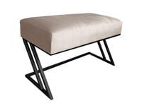 Ławka ZETA LOFT MG09 pufa podnóżek metal