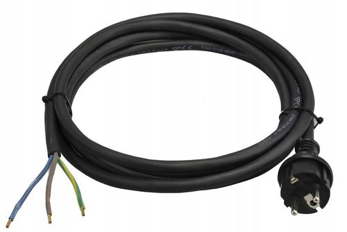 Przewód kabel z wtyczką OW Guma 3x2,5mm2 H05RR-F 3mb na Arena.pl
