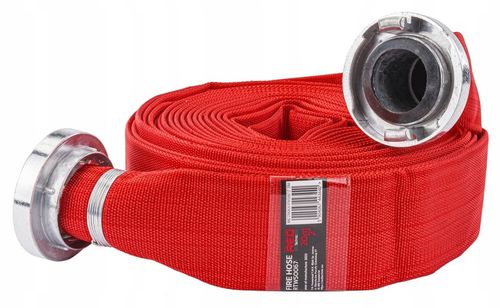 WĄŻ STRAŻACKI PARCIANY DO WODY SZAMBA SZYBKOZŁĄCZKA 2" 20 M 8 BAR na Arena.pl