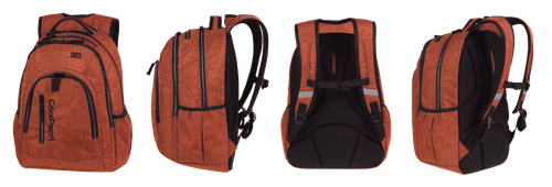 Plecak CoolPack MERCATOR PLUS SNOW BRICKY/ SILVER ceglasty  31L (88404) na Arena.pl