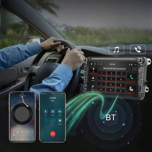 RADIO ANDROID 2DIN 4+64 GB 8 CALI VW PASSAT B6 B7 GOLF 5 V 6 VI SKODA na Arena.pl