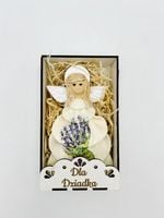 aniołek modlący w pudełku dla dziadka | 7034-d