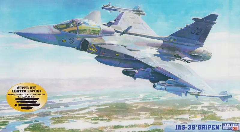 Model samolotu Saab JAS-39 Gripen, 1:48 zdjęcie 1