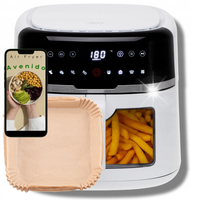 Frytkownica Beztłuszczowa Air Fryer 8L Frytownica XXL 2500W + 100 wkładów