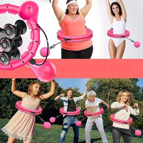 HULA HOP Z OBCIĄŻENIEM Odchudzające z Obciążnikiem Smart Wypustki HULAHOP na Arena.pl