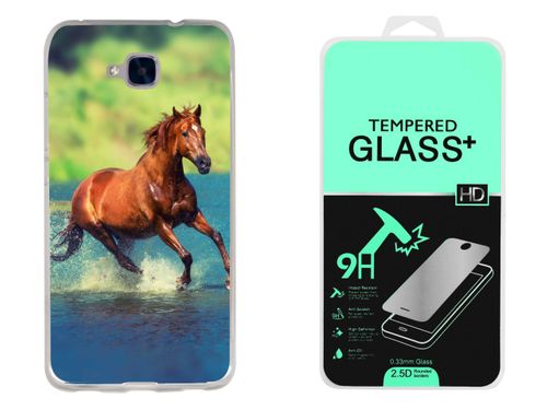 HUAWEI HONOR 7 LITE | Etui smartfon CASE + Szkło na Arena.pl