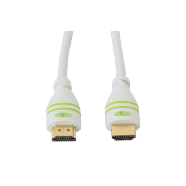 KABEL HDMI/HDMI V1.4 M/M ETHERNET 3D4K BIAŁY 3m TECHLY 306929 zdjęcie 2