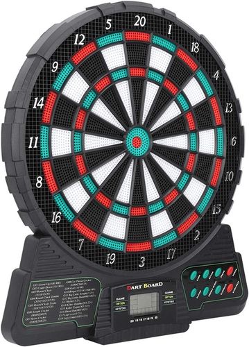 TARCZA DO DARTA GRY DART RZUTKI ELEKTRONICZNA TABLICA GRA DLA 6 GRACZY COIL na Arena.pl
