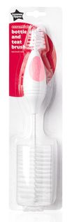Tommee Tippee Essentials Szczotka do butelek i smoczków  Kolor - Różowy