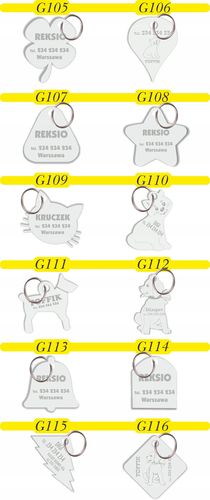 Identyfikator zawieszka adresówka GRAWER dla psa na Arena.pl