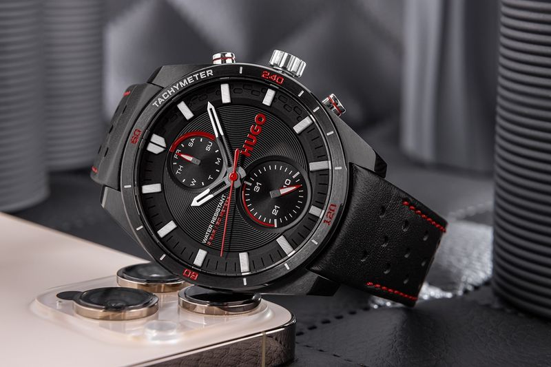 zegarek męski hugo fast 1530370 + box zdjęcie 3