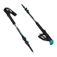 Kije Trekkingowe Carbon 3K, Teleskopowe, EVA, 135 cm TK8607 Nils