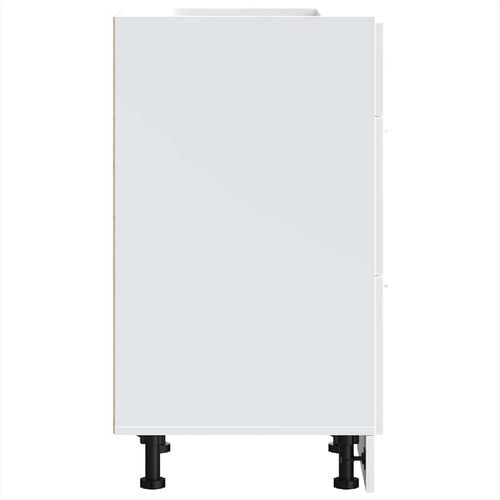 Dolna szafka biała 40x46x81,5 cm Drewno klejone na Arena.pl