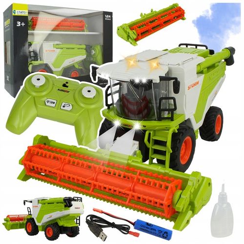 Kombajn Zdalnie Sterowany Pilot R/C Traktor Generator DYMU Światła Dźwięk na Arena.pl