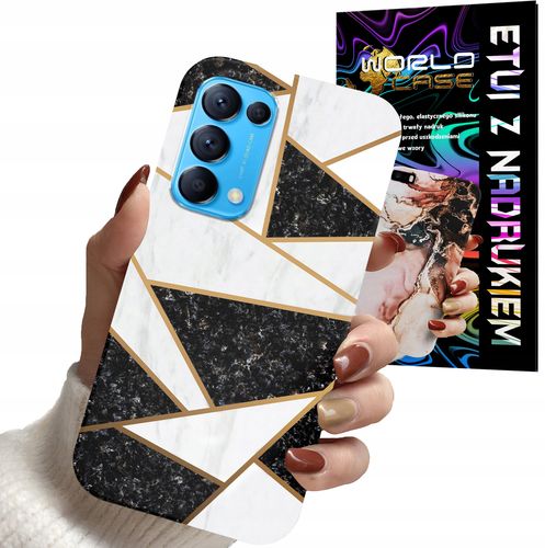 ETUI CASE DO OPPO RENO 5 4G 5G - MARMUREK GEOMETRIA WZORY DLA KOBIET na Arena.pl
