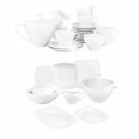 Serwis obiadowo-kawowy dla 6 osób porcelana MariaPaula Moderna 45 el.