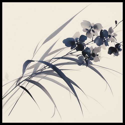 Plakat 80x80cm Orchidea w Sepii na Arena.pl
