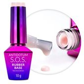 Baza kauczukowa elastyczna S.O.S. Antidotum MollyNails Powder Pink 10g