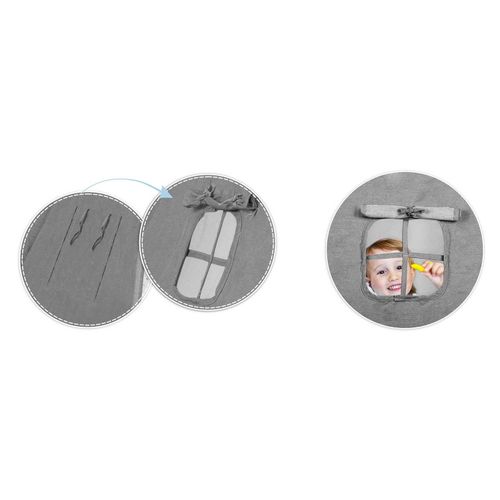 Namiot tipi dla dzieci NK-406 Nukido - szary na Arena.pl