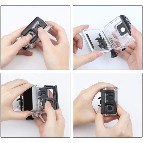 tech-protect ga200 waterproof case gopro hero 5 / 6 / 7 clear na Arena.pl