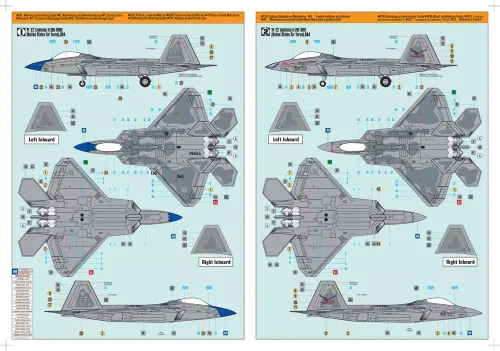 YF-22 Lighting II, F-07, 1:72 na Arena.pl