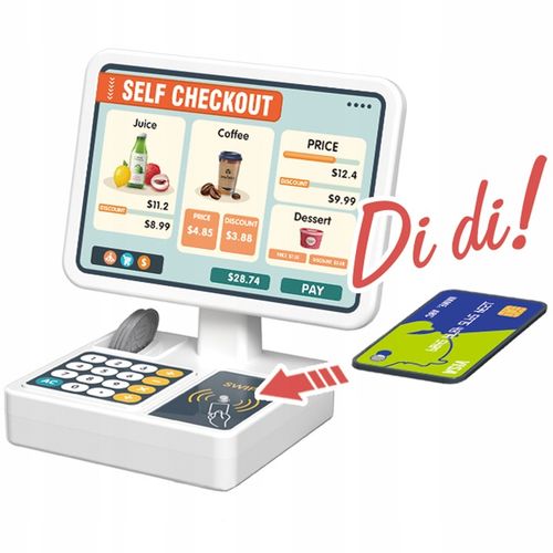 SUPERMARKET SKLEP DLA DZIECI STRAGAN KASA WAGA KOSZYK WÓZEK SMARTFON MATADI na Arena.pl