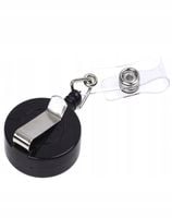 Retraktor zwijana linka klucze ID brelok klips EDC T-Bag ZWIJACZ Biurowy