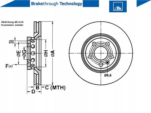 TARCZA HAM PRZOD 312X25 V POWER DISC ATE na Arena.pl