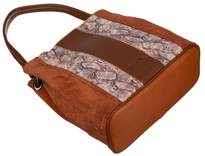 torebka damska 6885-4 cognac zdjęcie 5